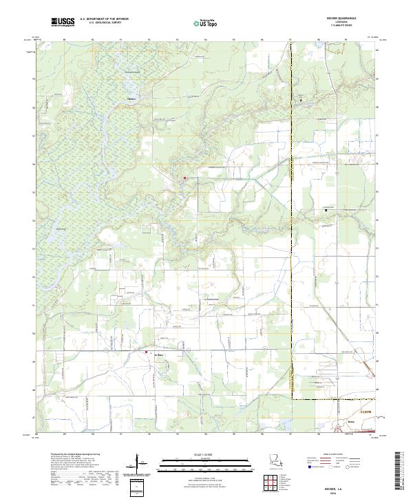 USGS Topographic Map – Hecker