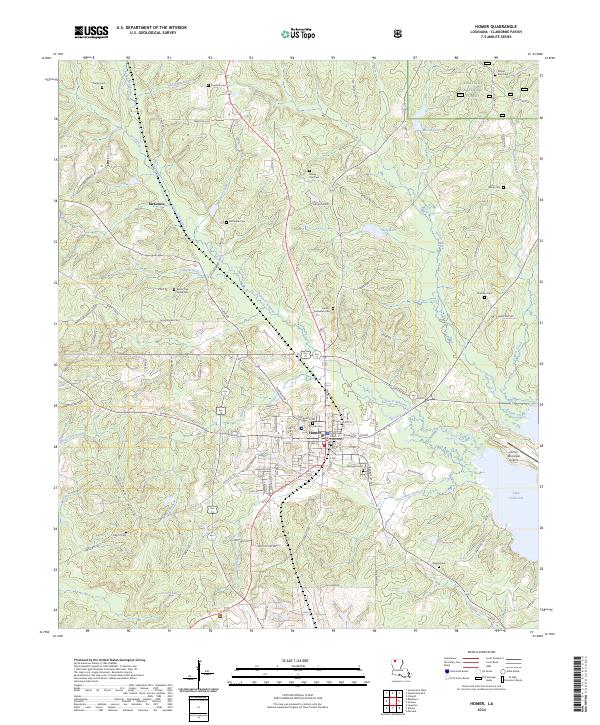 USGS Topographic Map – Homer