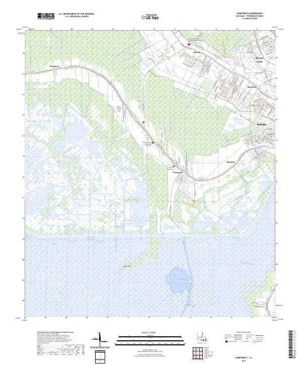 USGS Topographic Map – Humphreys