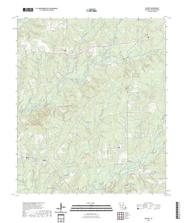 USGS Topographic Map – Hunter