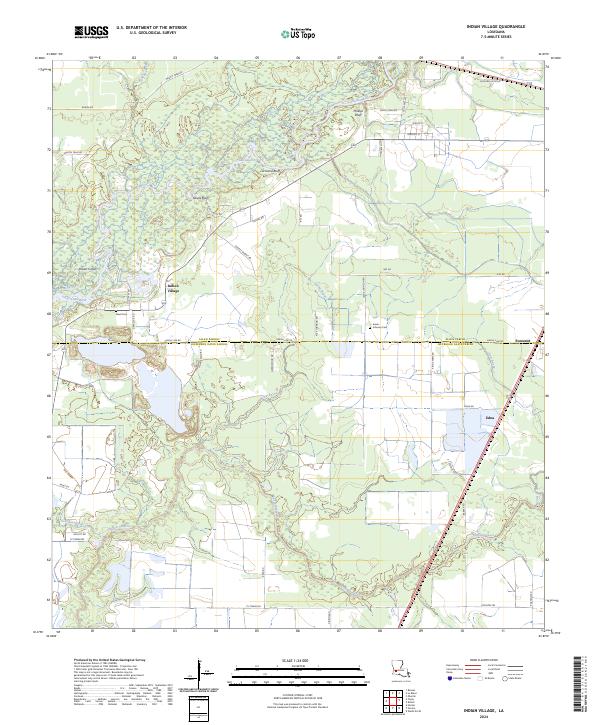 USGS Topographic Map – Indian Village