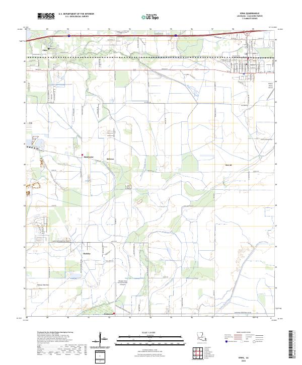 USGS Topographic Map – Iowa