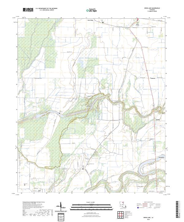 USGS Topographic Map – Irwin Lake
