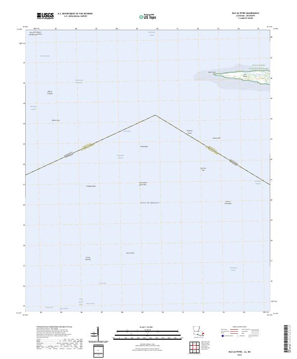 USGS Topographic Map – Isle au Pitre
