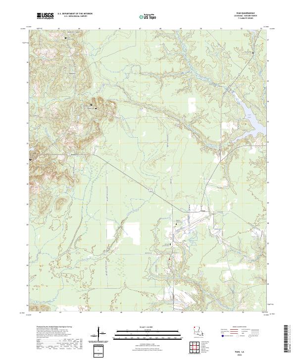 USGS Topographic Map – Ivan