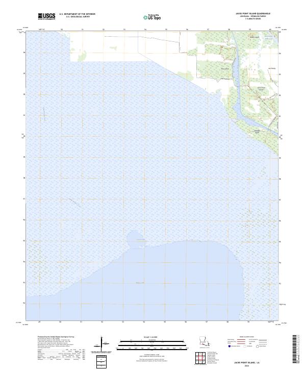 USGS Topographic Map – Jacks Point Island