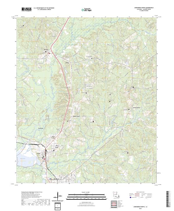 USGS Topographic Map – Jonesboro North