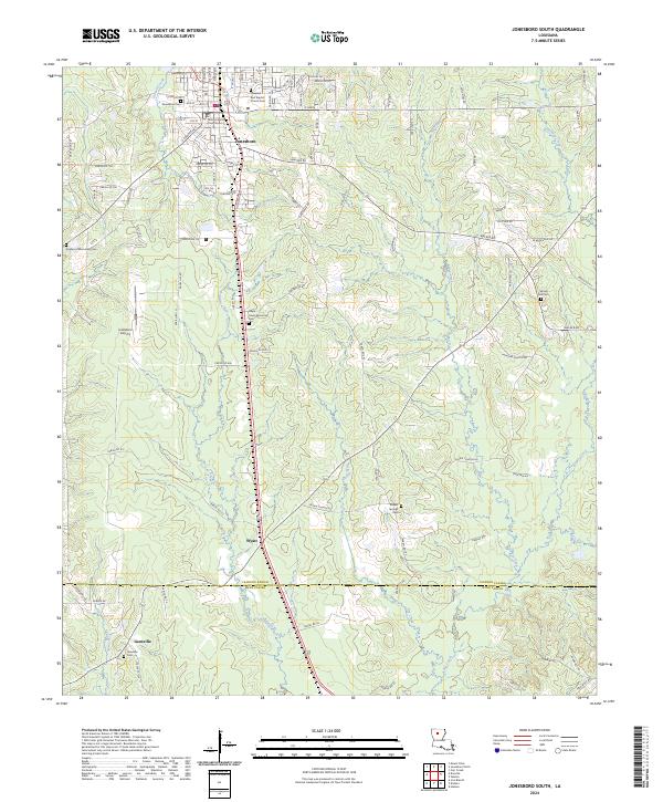 USGS Topographic Map – Jonesboro South