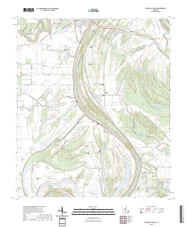 USGS Topographic Map – Jonesville South