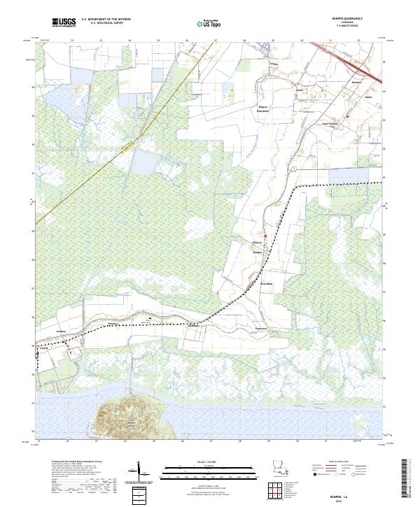 USGS Topographic Map – Kemper