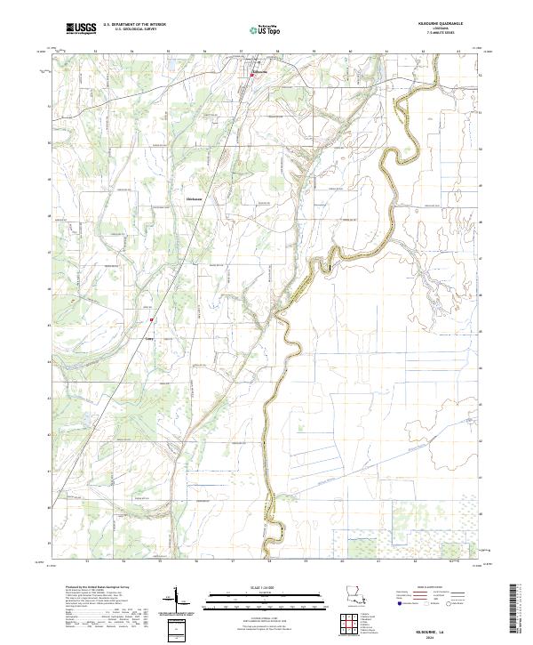 USGS Topographic Map – Kilbourne
