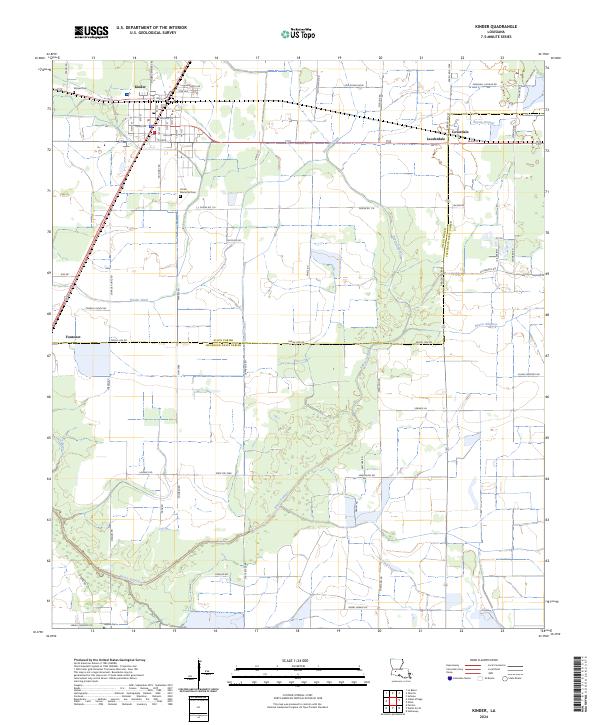 USGS Topographic Map – Kinder