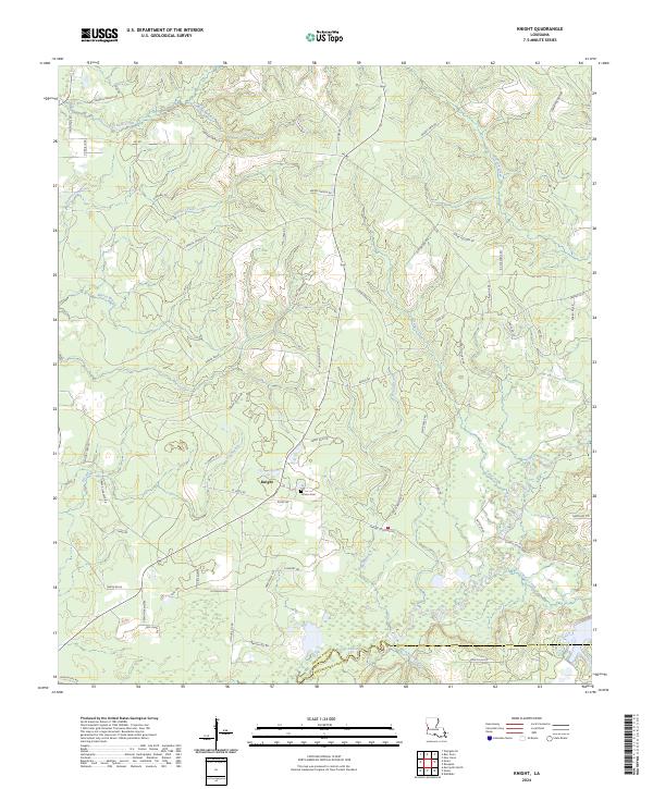 USGS Topographic Map – Knight