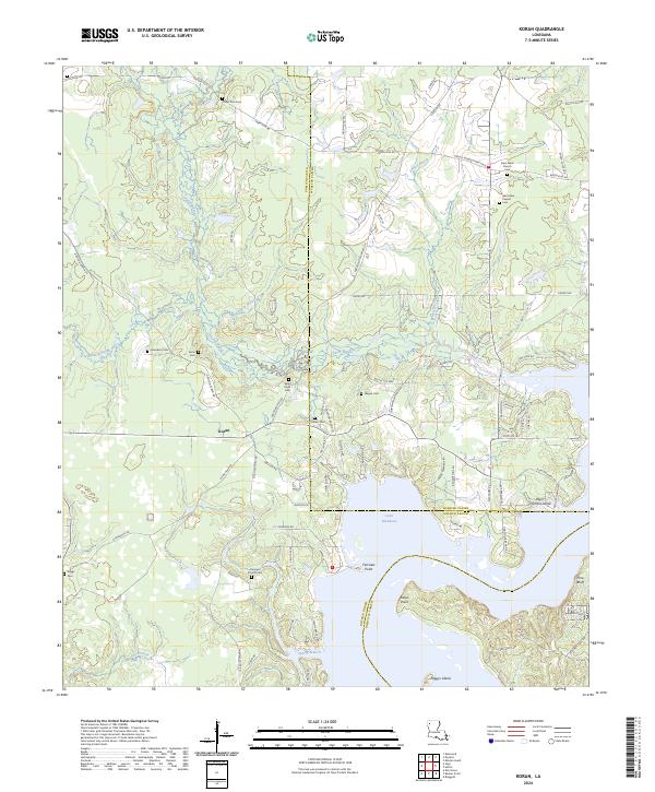USGS Topographic Map – Koran
