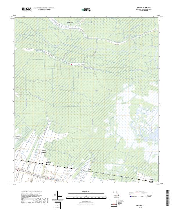 USGS Topographic Map – Kraemer