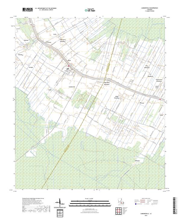 USGS Topographic Map – Labadieville