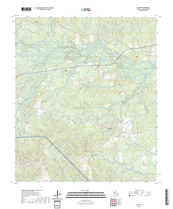USGS Topographic Map – Lacamp