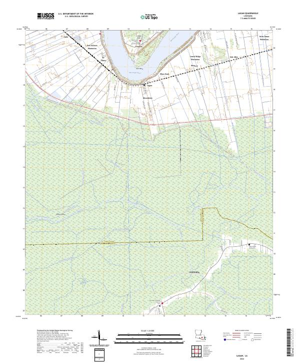 USGS Topographic Map – Lagan