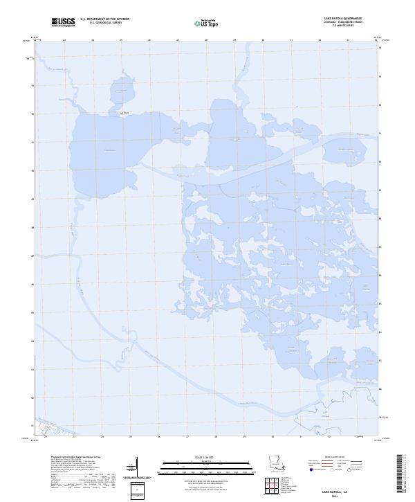 USGS Topographic Map – Lake Batola