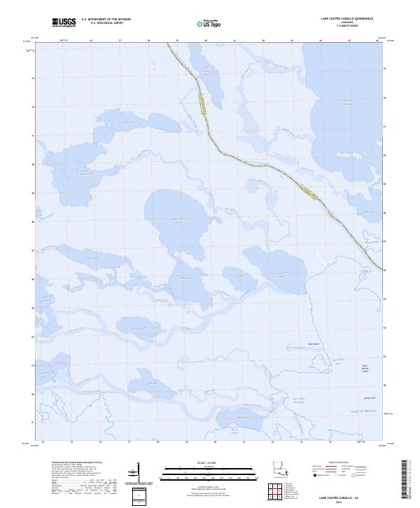 USGS Topographic Map – Lake Cuatro Caballo