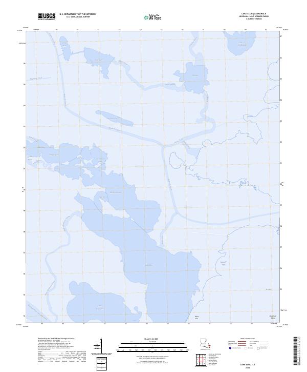 USGS Topographic Map – Lake Eloi