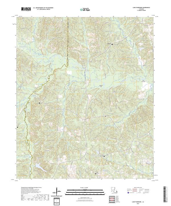USGS Topographic Map – Lake Foursome