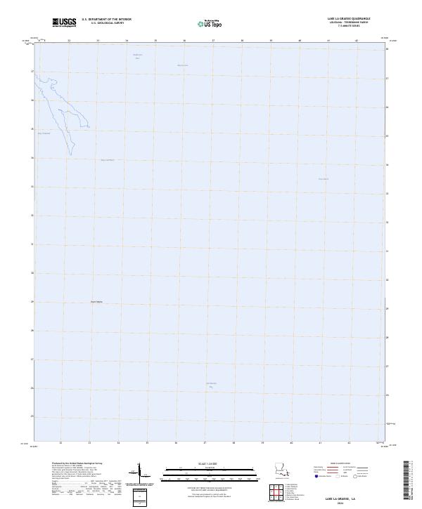 USGS Topographic Map – Lake La Graisse