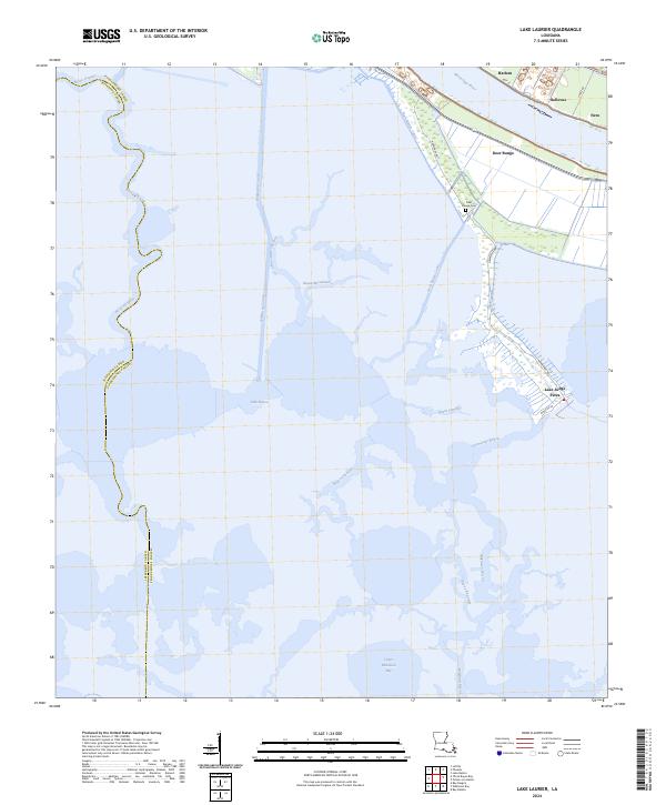 USGS Topographic Map – Lake Laurier