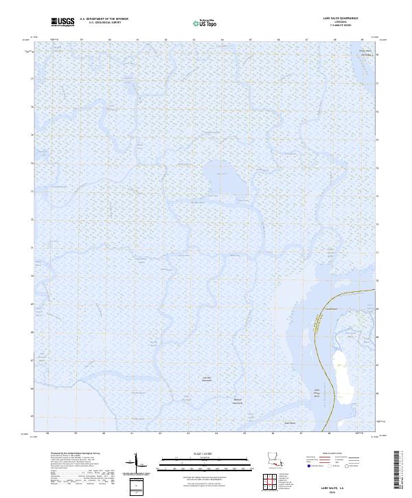 USGS Topographic Map – Lake Salve