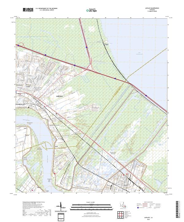 USGS Topographic Map – Laplace