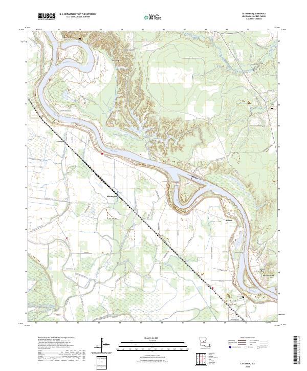 USGS Topographic Map – Latanier