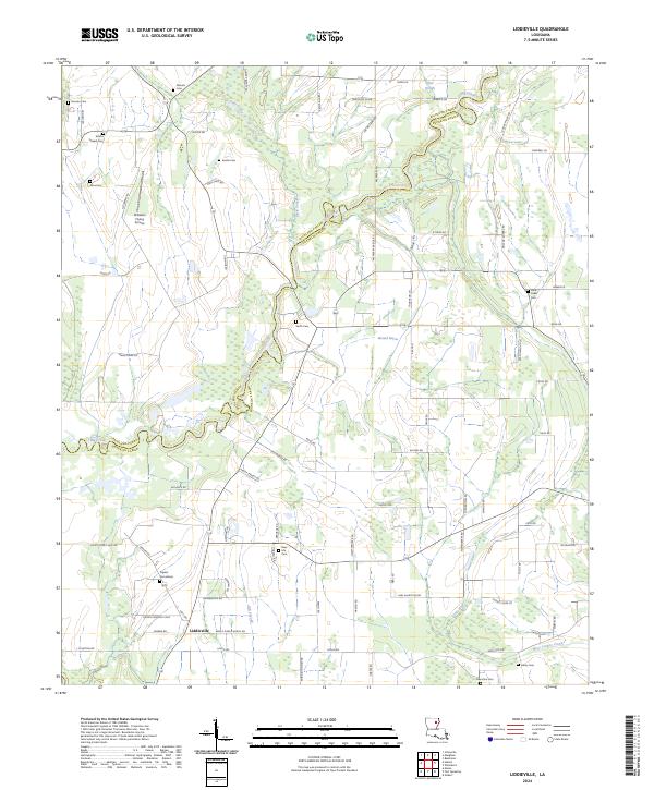 USGS Topographic Map – Liddieville