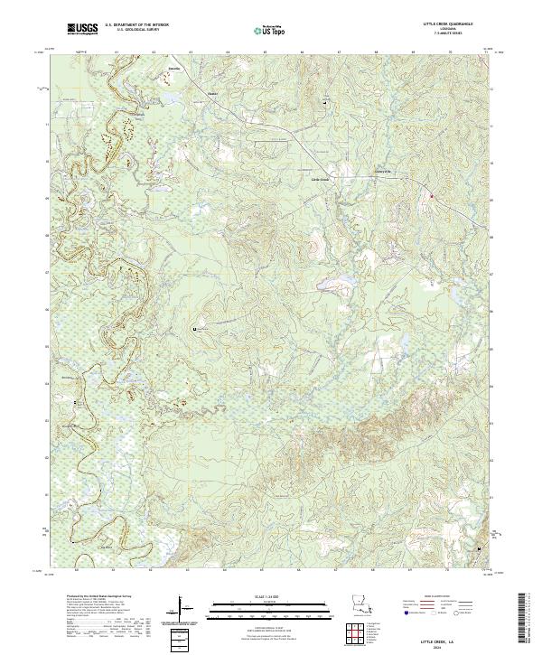 USGS Topographic Map – Little Creek