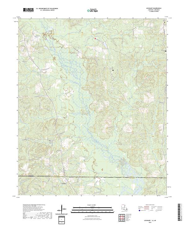 USGS Topographic Map – Lockhart