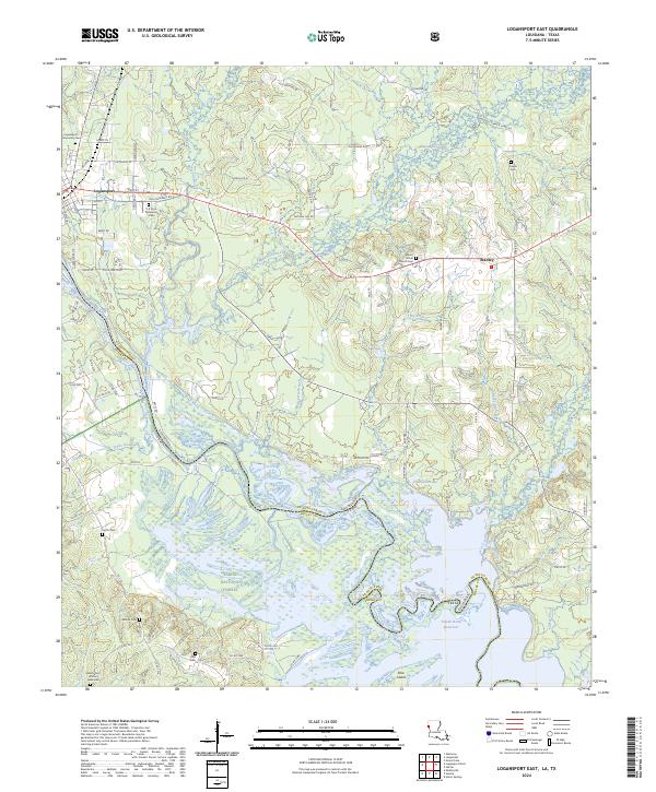 USGS Topographic Map – Logansport East