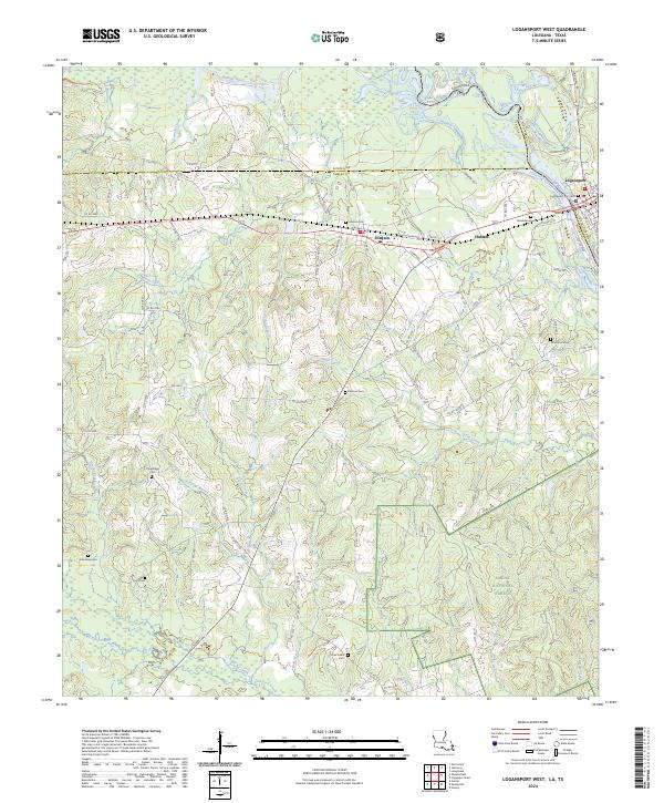 USGS Topographic Map – Logansport West