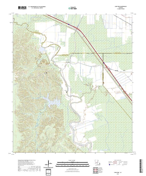 USGS Topographic Map – Lone Pine