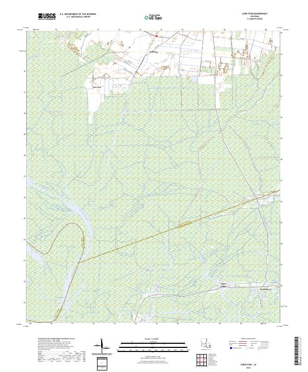 USGS Topographic Map – Lone Star