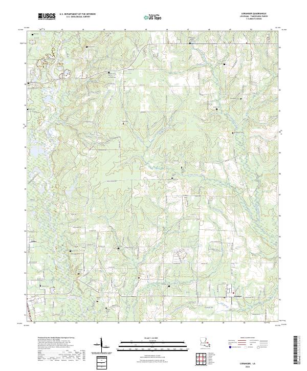 USGS Topographic Map – Loranger