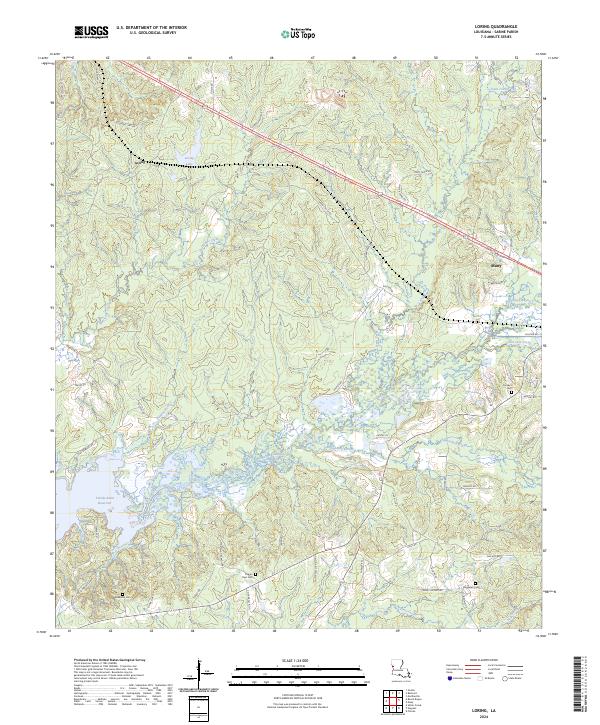 USGS Topographic Map – Loring