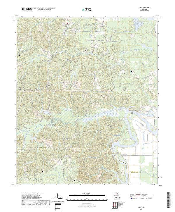 USGS Topographic Map – Luna