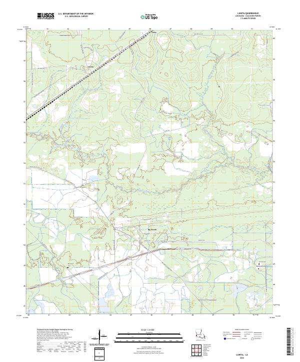 USGS Topographic Map – Lunita