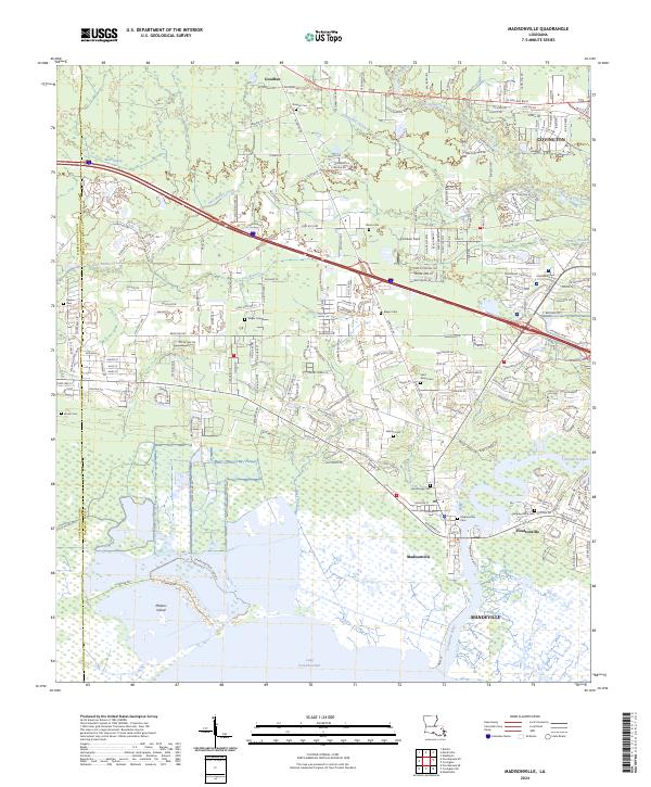 USGS Topographic Map – Madisonville