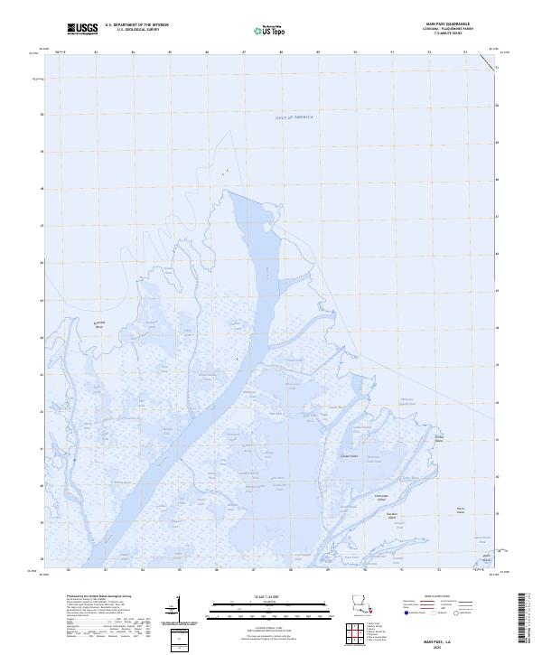 USGS Topographic Map – Main Pass