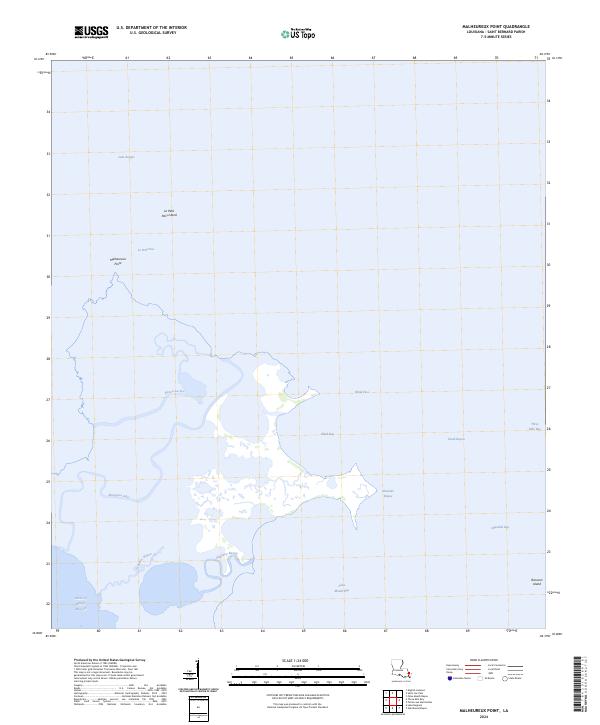 USGS Topographic Map – Malheureux Point