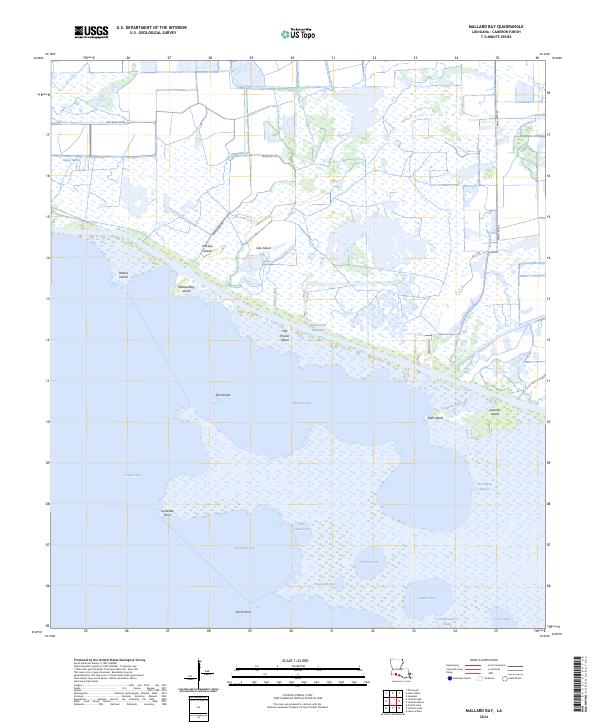 USGS Topographic Map – Mallard Bay