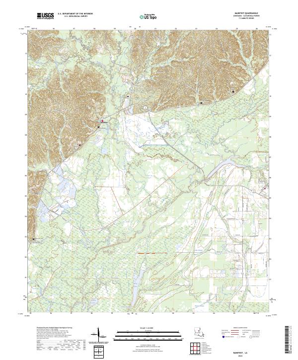 USGS Topographic Map – Manifest