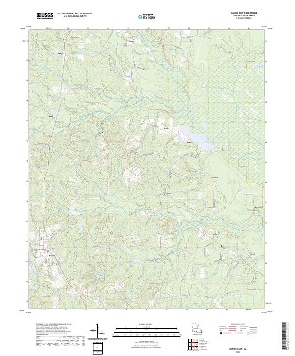 USGS Topographic Map – Marion East