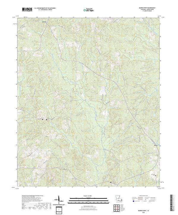 USGS Topographic Map – Marion West