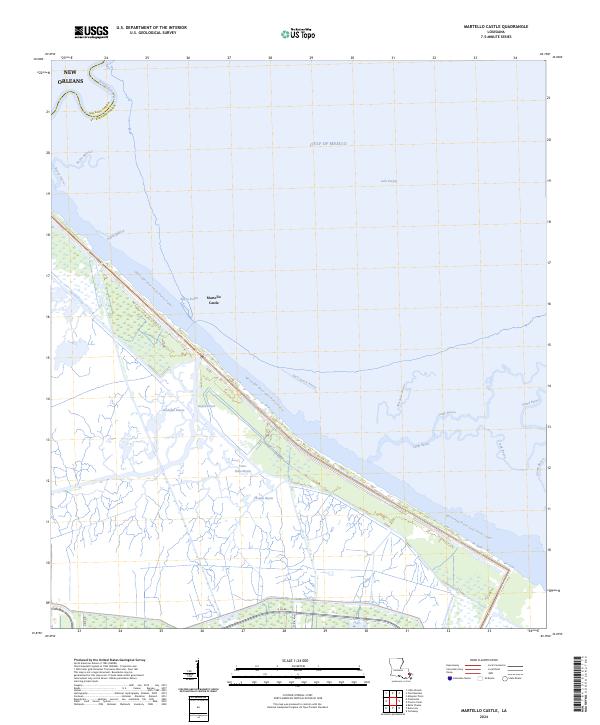 USGS Topographic Map – Martello Castle
